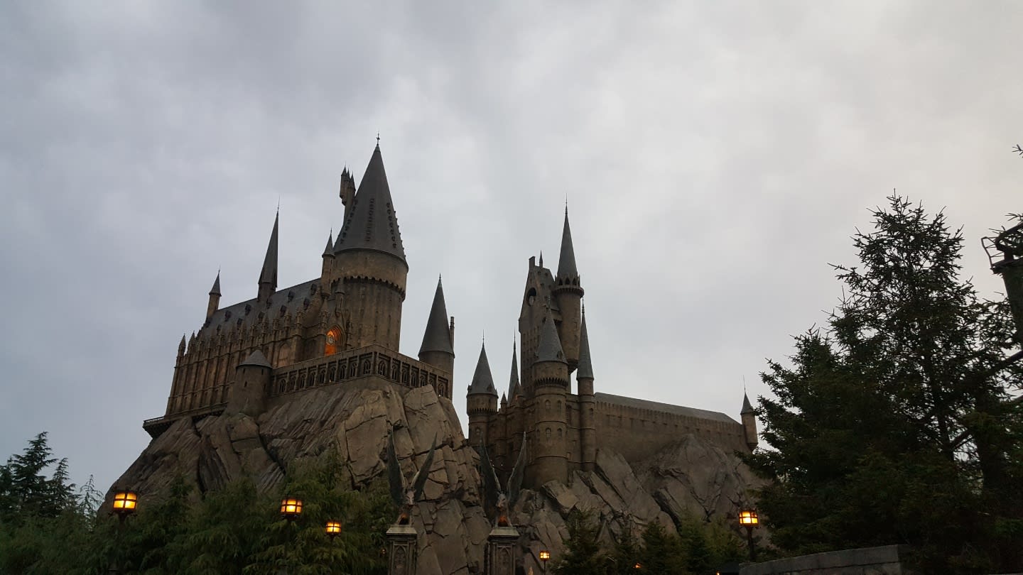 Hogwarts Castle at the Wizarding World of Harry Potter in Universal Studios Japan