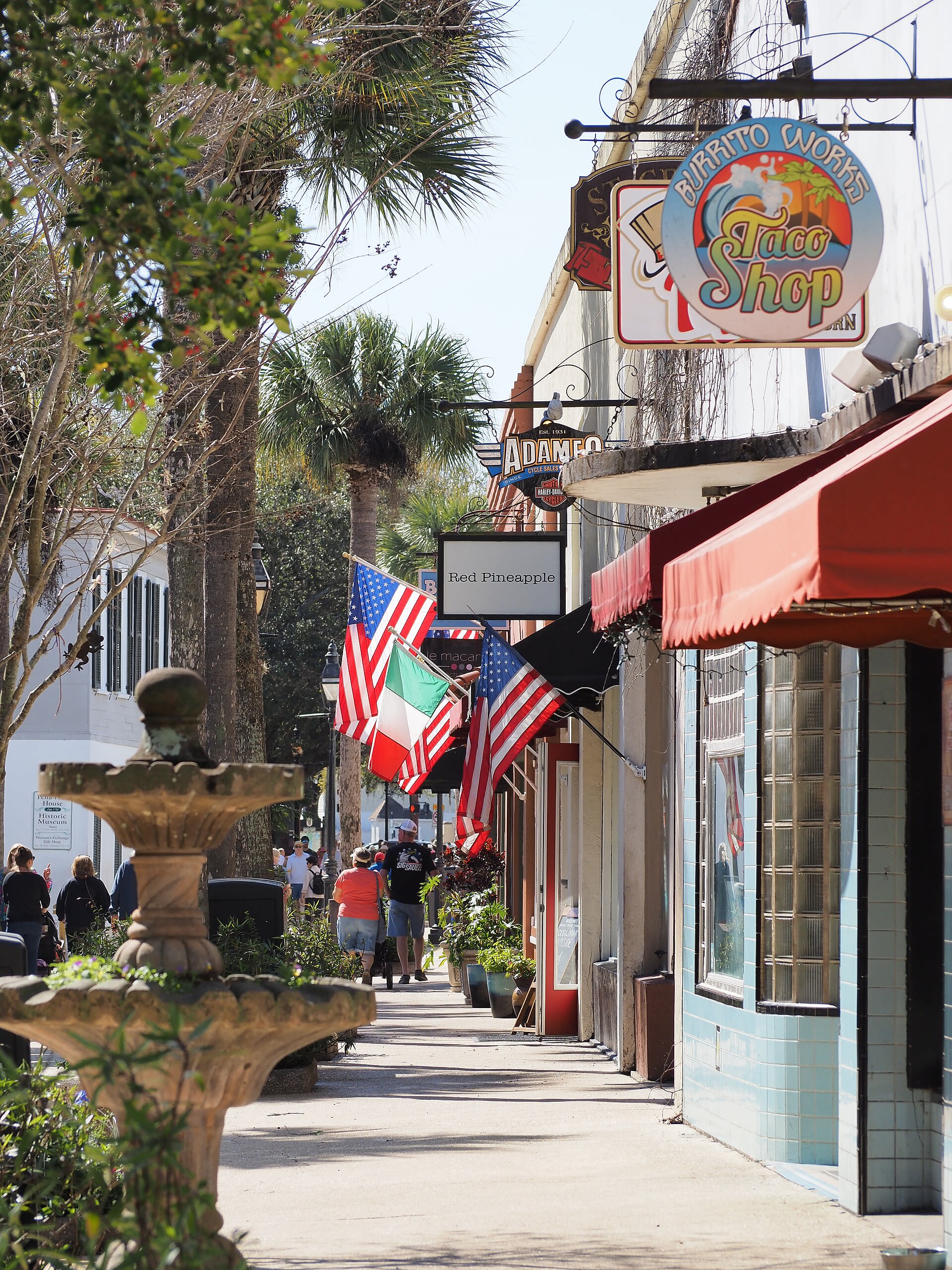 St. George Street in St. Augustine's historic quarter