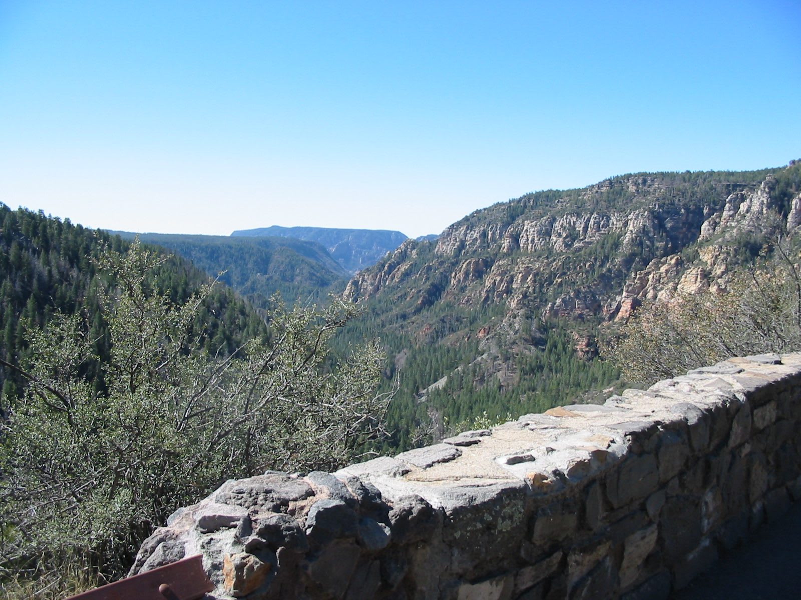 Oak Creek Canyon along SR-89A, the scenic canyon drive between Sedona and Flagstaff, Arizona