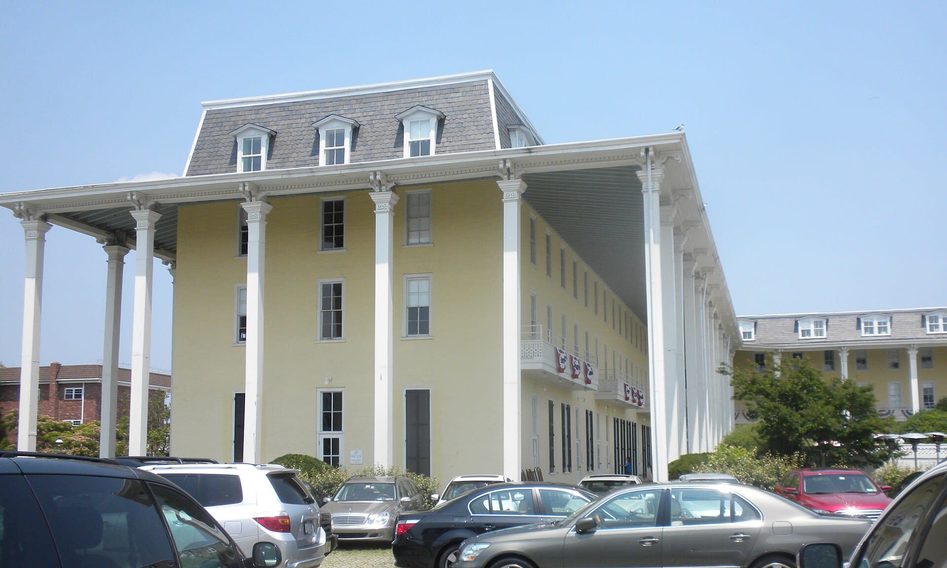 Congress Hall hotel building in Cape May, home of Tommy's Folly Cafe