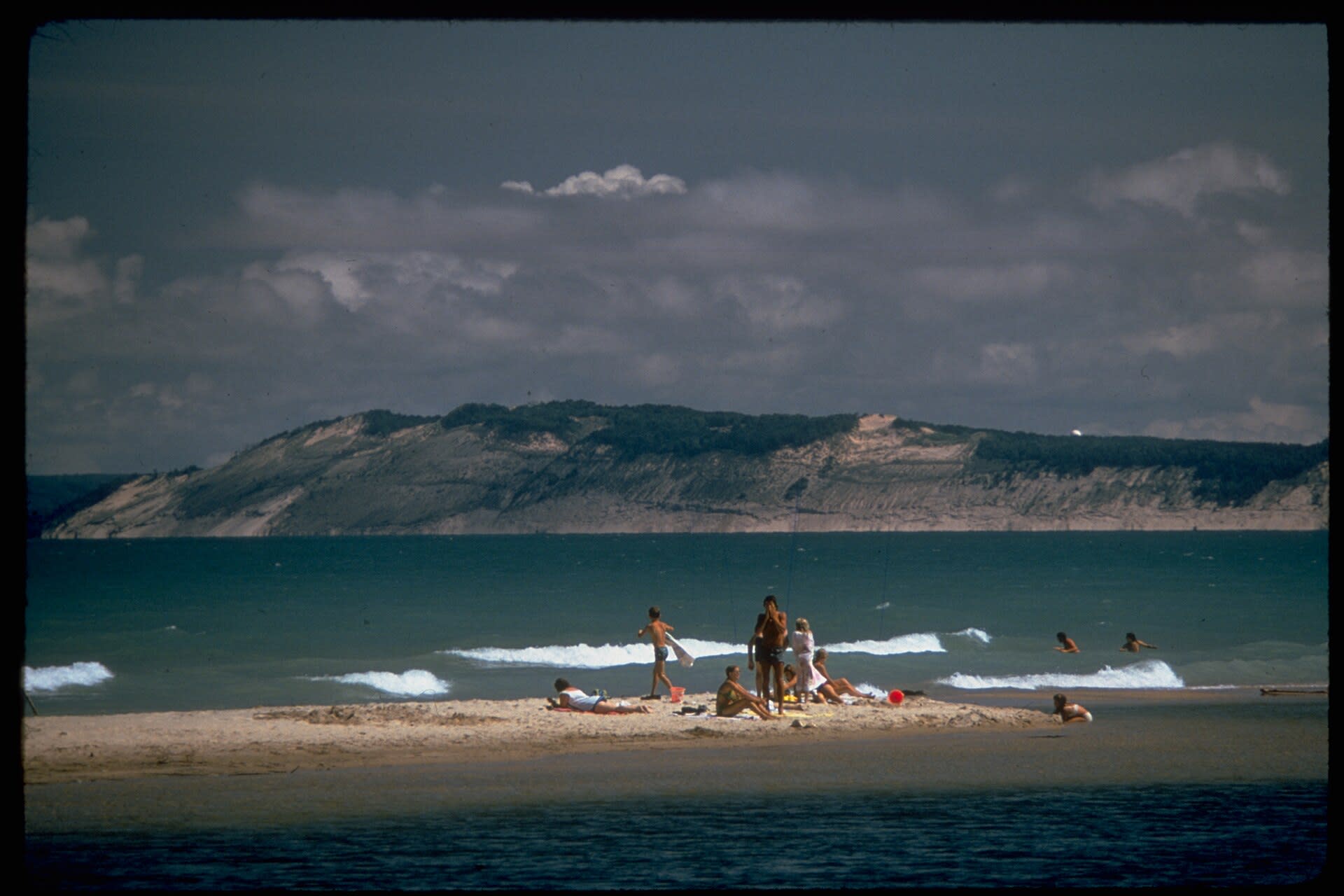 Dunes and Lake Michigan shoreline at Sleeping Bear Dunes National Lakeshore