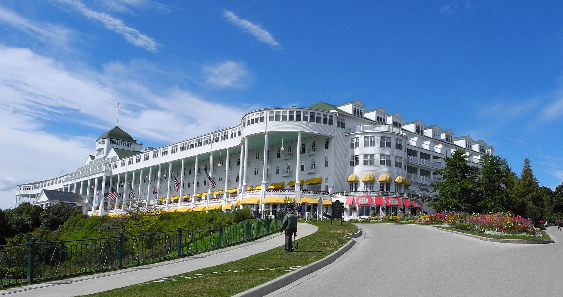 The Grand Hotel on Mackinac Island, Michigan