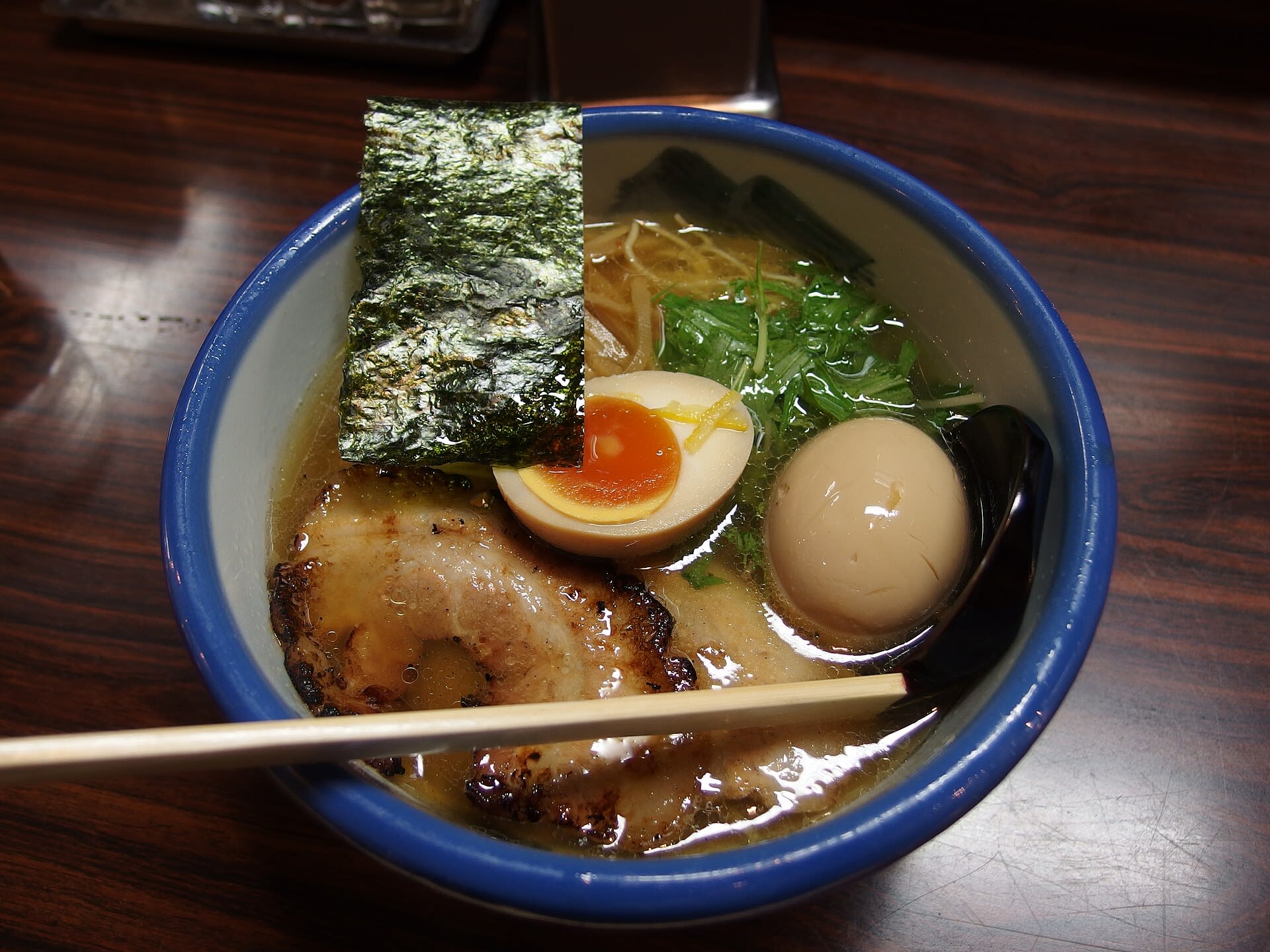 Yuzu shio ramen at Afuri in Ebisu