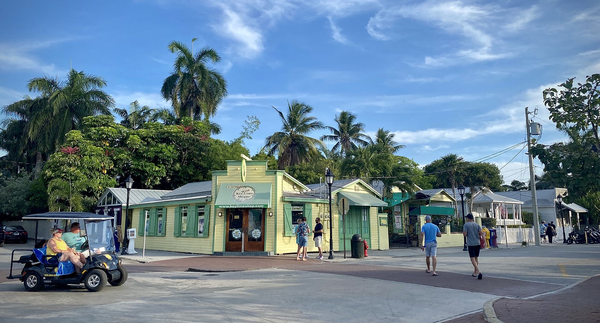 Exterior of Kermit's Key Lime Shoppe in Key West, Florida