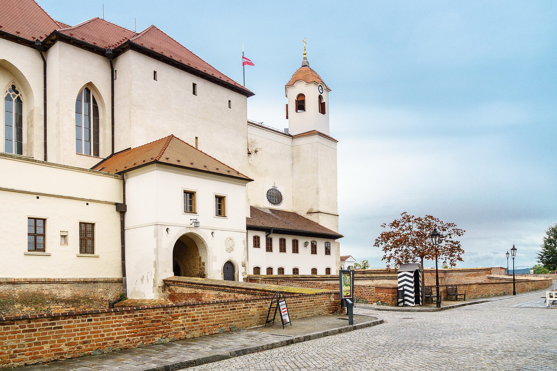 Špilberk Castle fortress overlooking the city of Brno