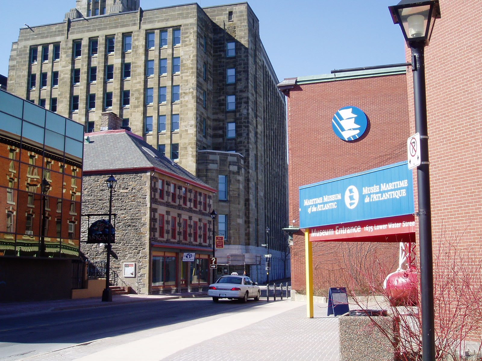 Exterior of the Maritime Museum of the Atlantic in downtown Halifax