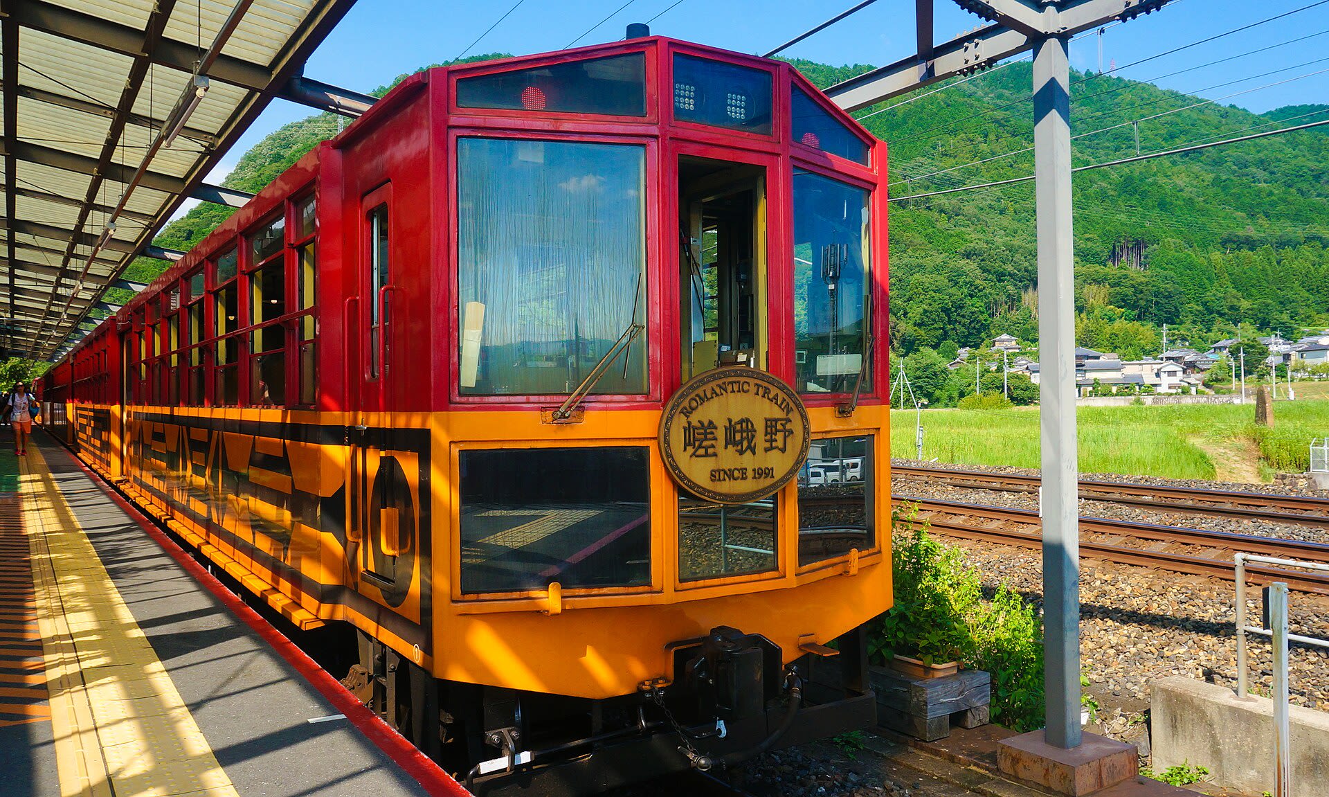 Sagano Scenic Railway train