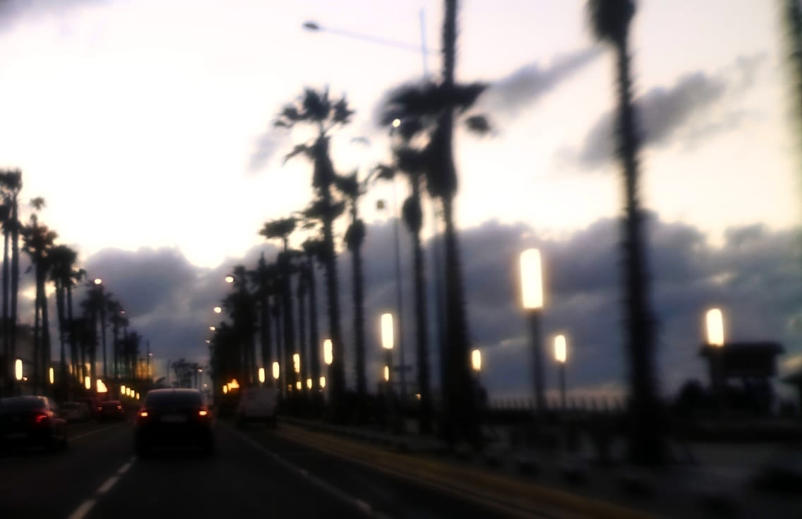 Beachfront and oceanfront development along the Ain Diab coast in Casablanca