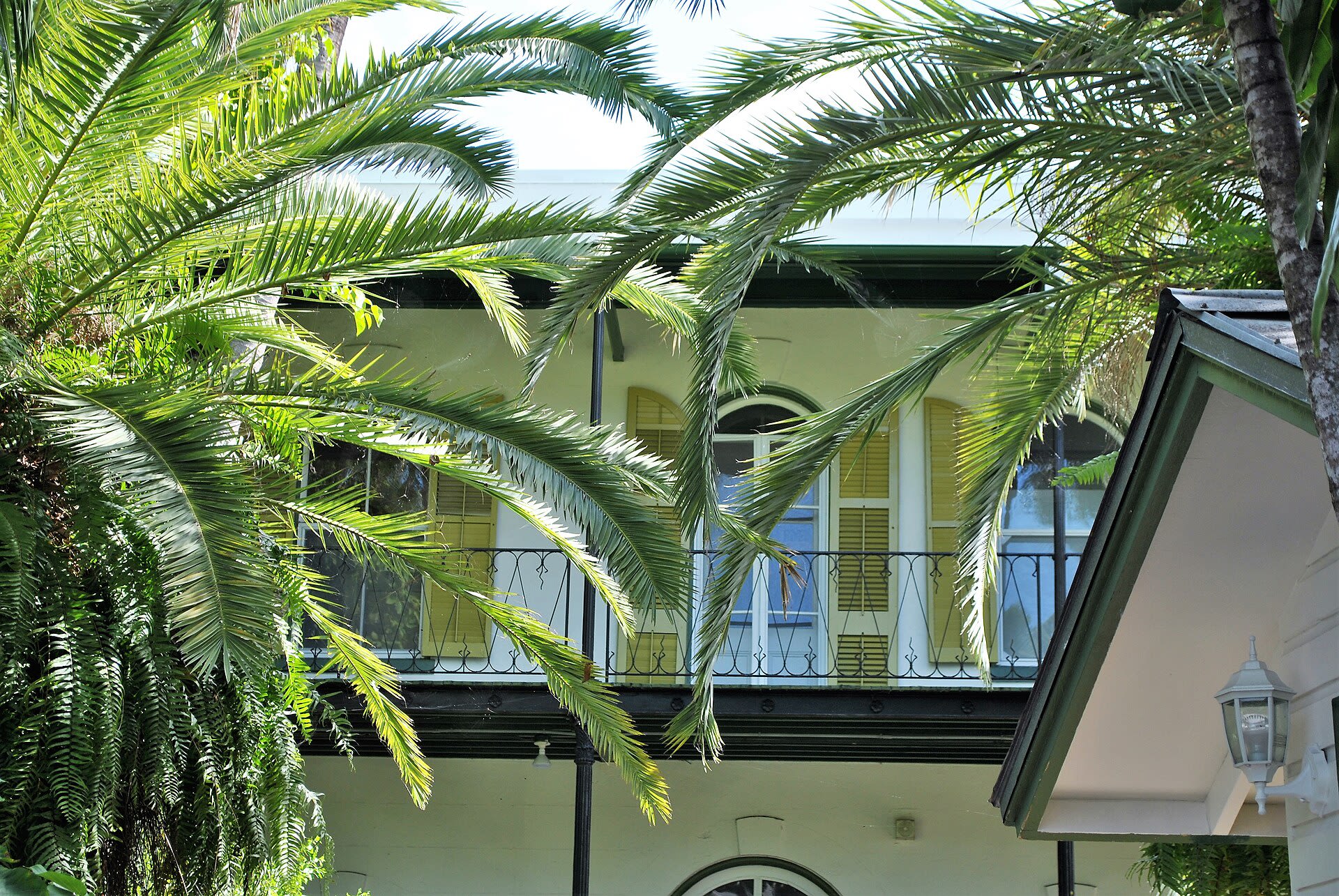 The Ernest Hemingway Home and Museum, a Spanish Colonial house on Whitehead Street in Key West