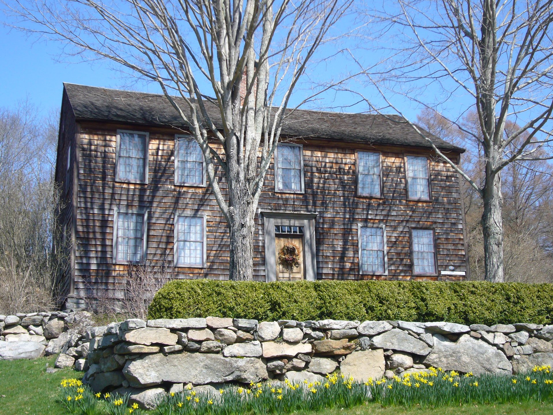 The 1717 Denison Homestead, a colonial farmhouse museum in Mystic