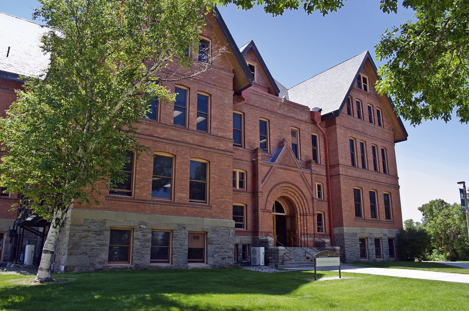 Montana Hall on the Montana State University campus in Bozeman