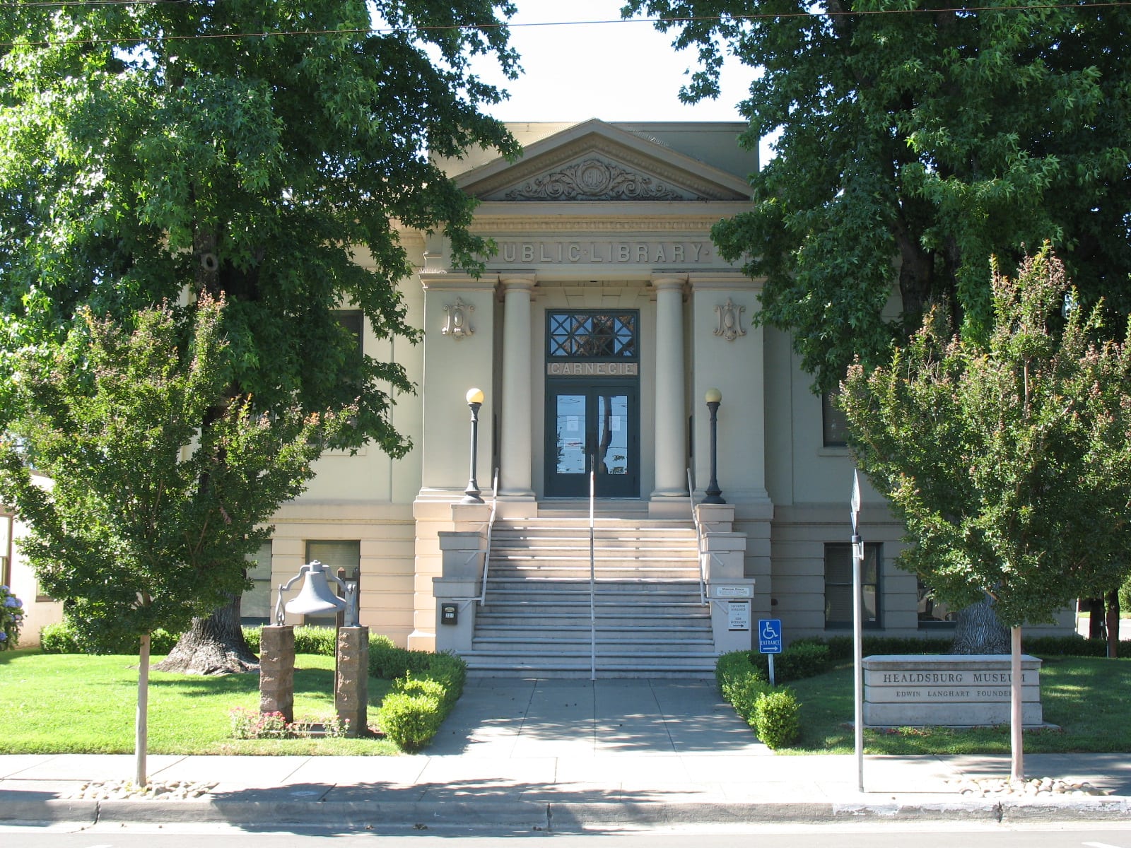 Healdsburg Carnegie Library, home of the Healdsburg Museum