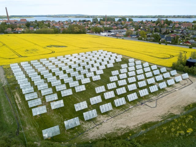 Heliac solar field in Møn