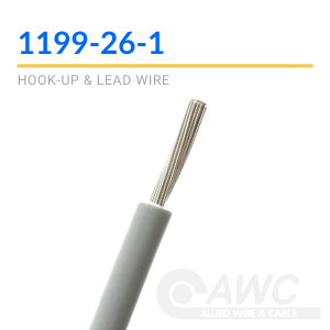 White, Hookup Wire, 18 AWG, Mil-spec Wire, Teflon PTFE Insulated