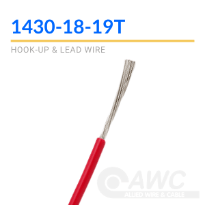 1430-18-19T 18 AWG UL1430 Hook Up Wire