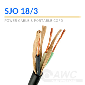 Cable Eléctrico 18 Awg Sjo 2 Hilos 125v, Rojo