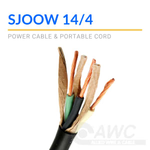 thumbnail image 2 of 50 FT 14/4 SJOOW Black Rubber Flexible Cord – Heavy Duty Extension Wire/Cable 2 of 5