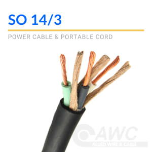 10 AWG 3 Conductor, NM-B Wire with ground, Orange, 250ft, 500ft, or 1000ft  Coil