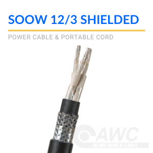 12 AWG 3 Conductor Shielded SOOW Cable | Allied Wire & Cable