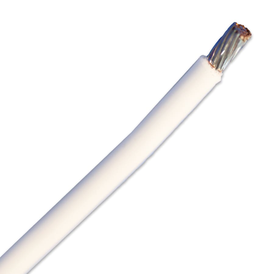 NEMA HP-3 Type EE UL1180 Wire - 14 AWG 19 Strand - White, Mil-Spec Lead  Wire