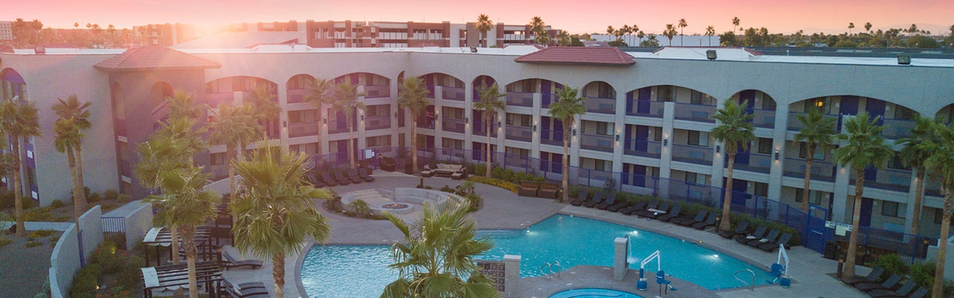 GCU Hotel Aerial shot