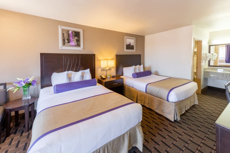 Deluxe Hotel Room with two Full XL beds