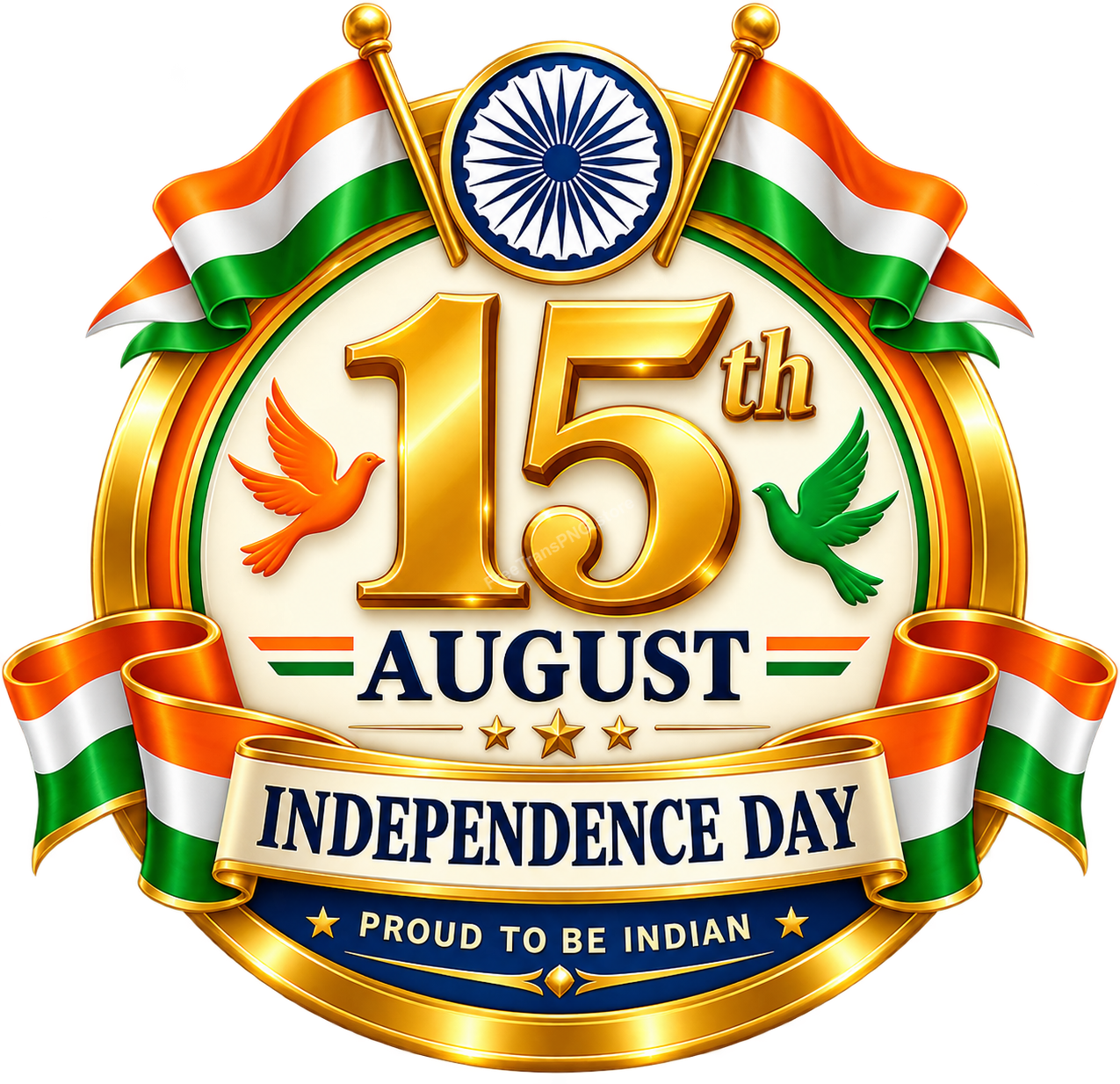 Classic Badge Independence Day