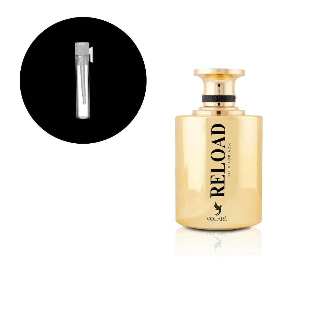 AMOSTRA VOLARE RELOAD GOLD FOR MAN 1ML - imagem 1