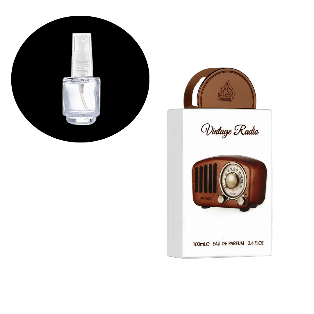 DECANTE LATTAFA VINTAGE RADIO 5ML - imagem 1
