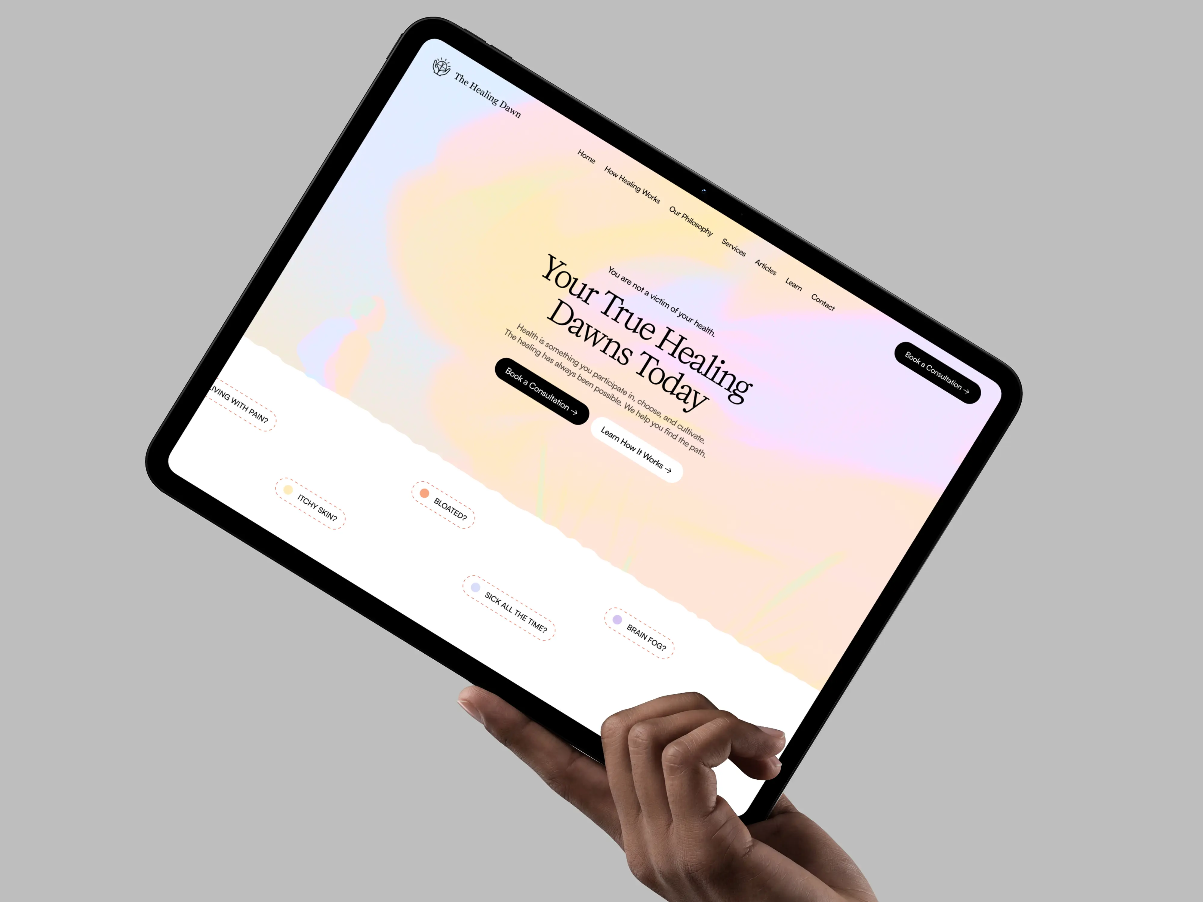 The Healing Dawn homepage
