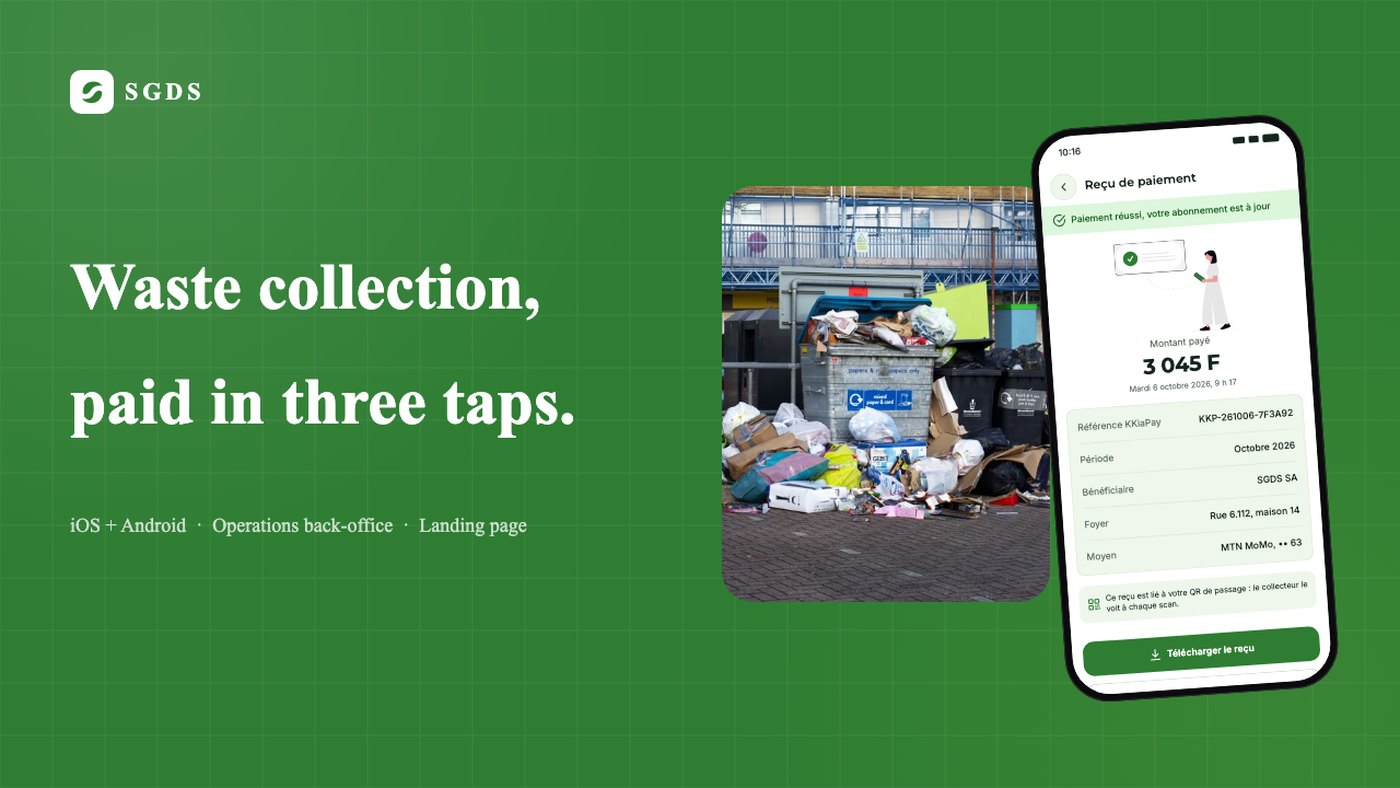SGDS: household waste collection platform, contra 04