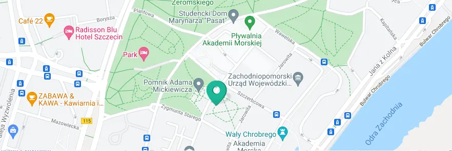 tereny zielone w Szczecinie: Park Mickiewicza