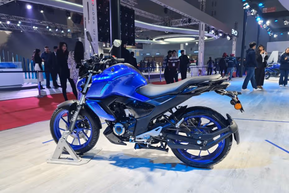 BREAKING: Yamaha FZ-S With Hybrid Tech Unveiled At Auto Expo 2025