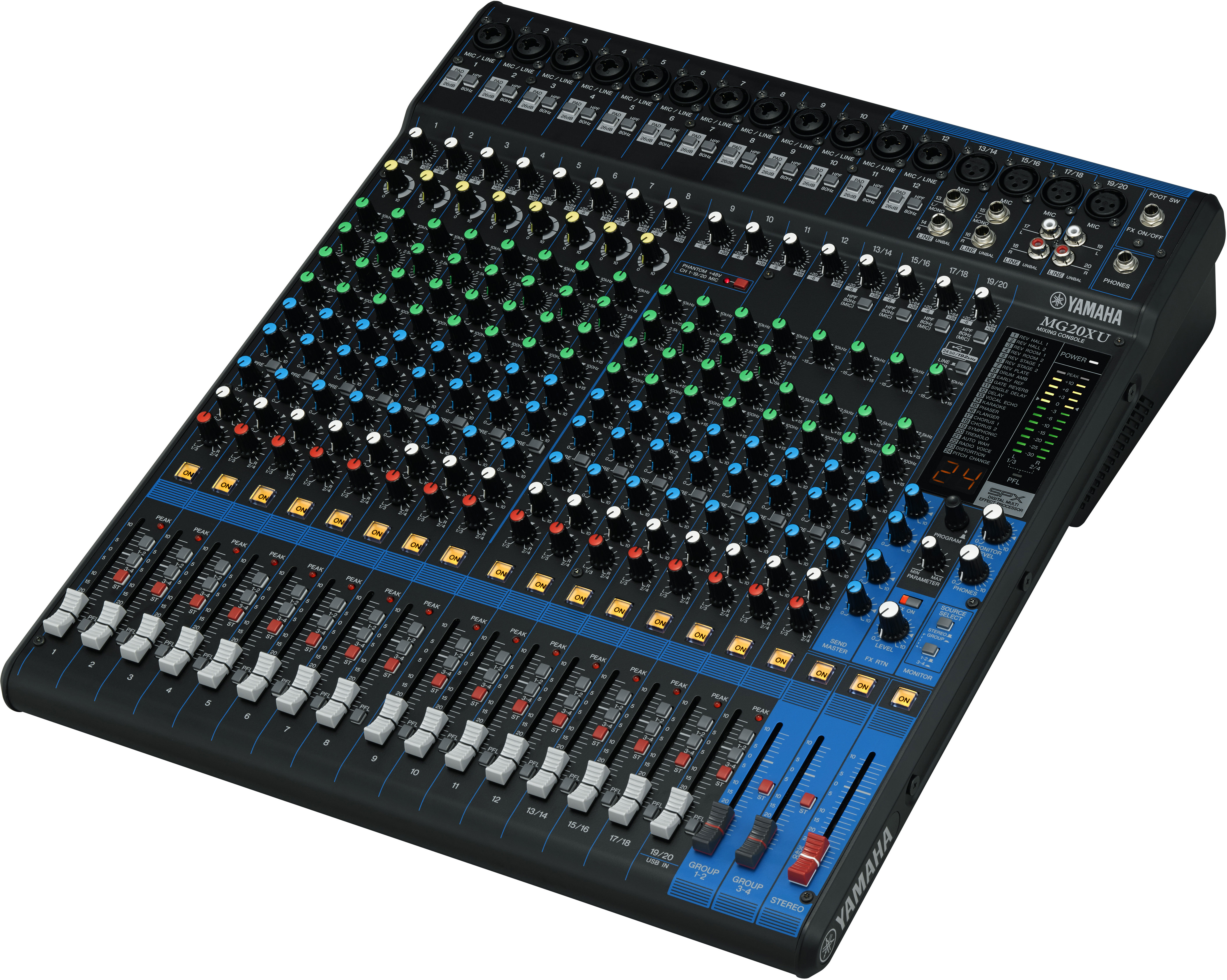 Yamaha Mg20xu Price In India Yamaha MG20XU 20-Input 6-Bus Mixer w/Compression, Effects, USB, and
