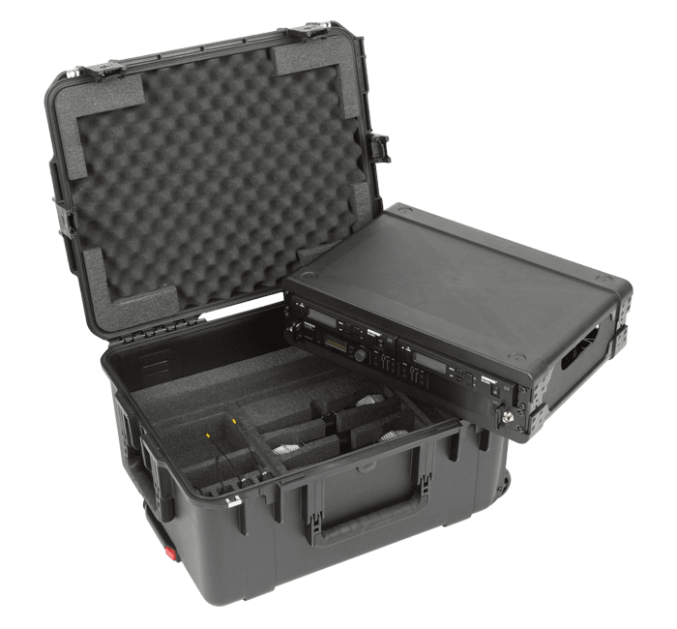 SKB 3i-221710WMC iSeries 2U Wireless Microphone Fly Rack Case | GearTree