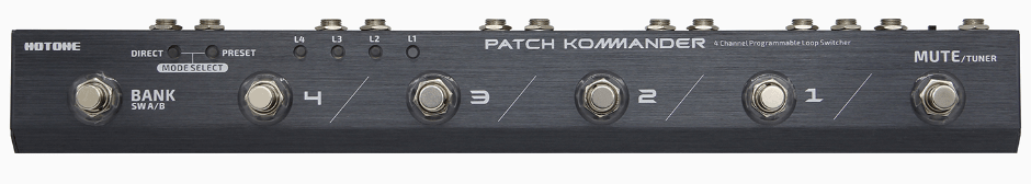 Hotone LS-10 Patch Kommander Programmable Loop Switcher Effects Pedal ...