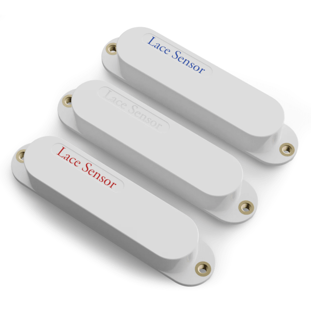 Lace Sensor Ultimate Triple Set Blue/Silver/Red Single Coil Pickup Set ...