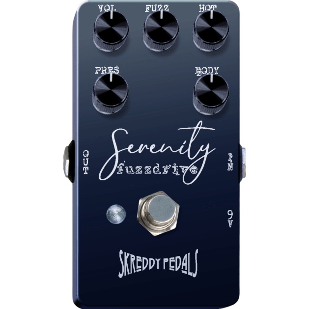 Skreddy Pedals Serenity Fuzzdrive Overdrive/Fuzz Effects Pedal | GearTree