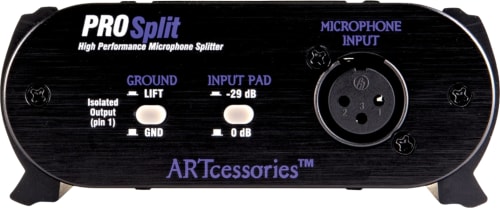 ART ProSplit 2-Way Microphone Splitter Box | Firehouse Guitars