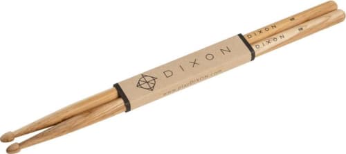 Dixon Hickory 5B Drumsticks, Wood Tip | Firehouse Guitars
