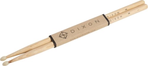 Dixon Hickory 5B Drumsticks, Nylon Tip | Firehouse Guitars