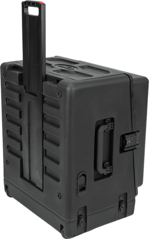 SKB 1SKB-R104W 10x4U Compact Rolling Rig Molded Audio Rack Case ...