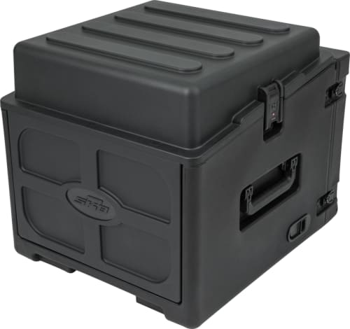 SKB 1SKB-R106W 10x6U Compact Rolling Rig Molded Audio Rack Case ...