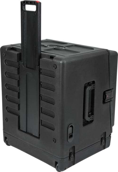 SKB 1SKB-R106W 10x6U Compact Rolling Rig Molded Audio Rack Case ...