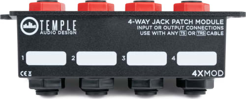 Temple Audio 4X MOD 4-Way Jack Patch Module | Firehouse Guitars