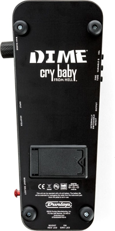 Dunlop DB01B Dimebag Cry Baby From Hell Wah Effects Pedal