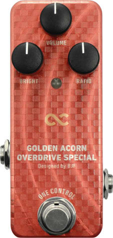 One Control Golden Acorn Overdrive Effects Pedal | GearTree