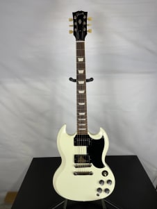 Gibson SG Standard '61 Stop Bar Electric Guitar, Rosewood Fingerboard, Classic White