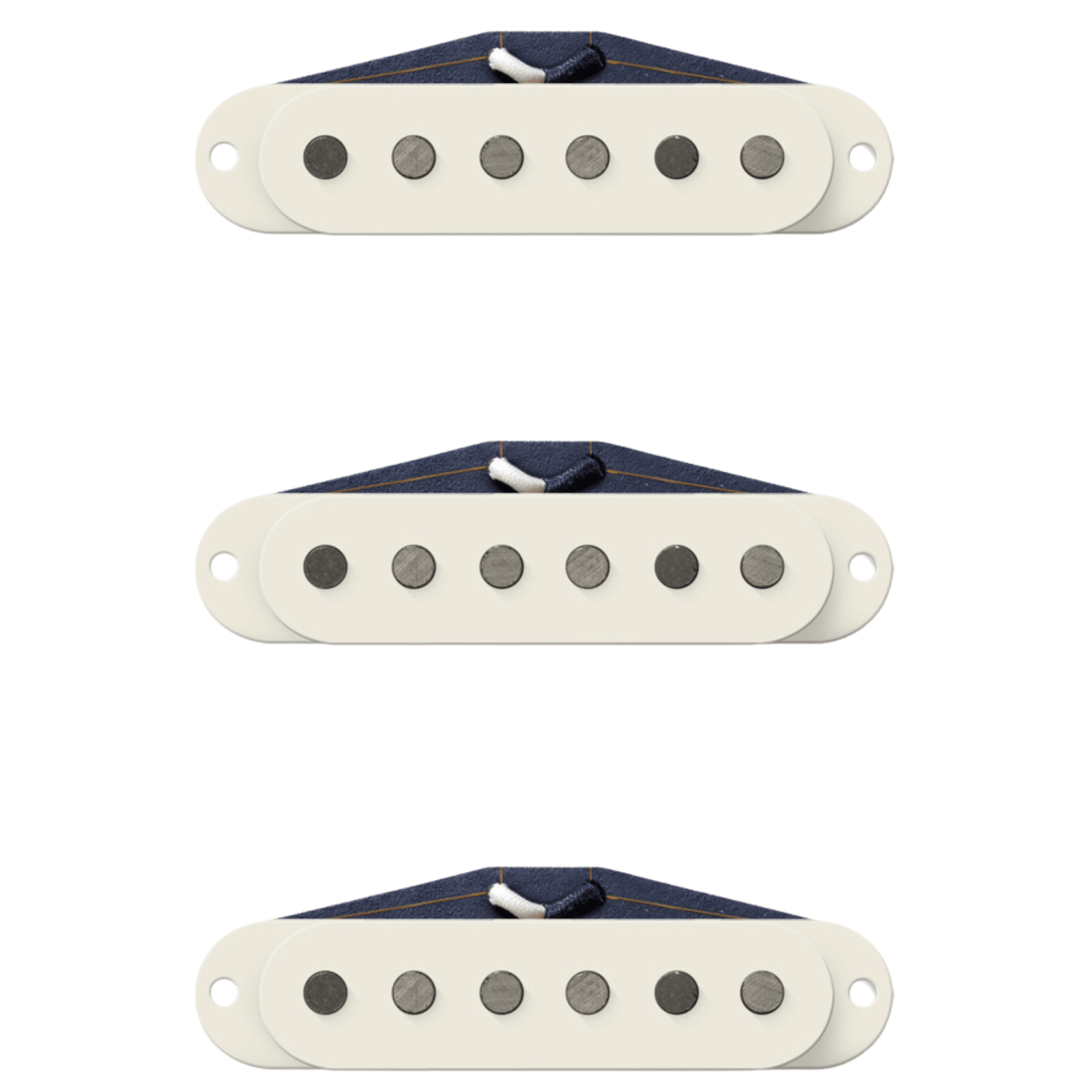 【Bare Knuckle】 '63 Veneer Board stratSet Bare Knuckle PAT Pend '63 Veneer Board Stratocaster Pickup Set
