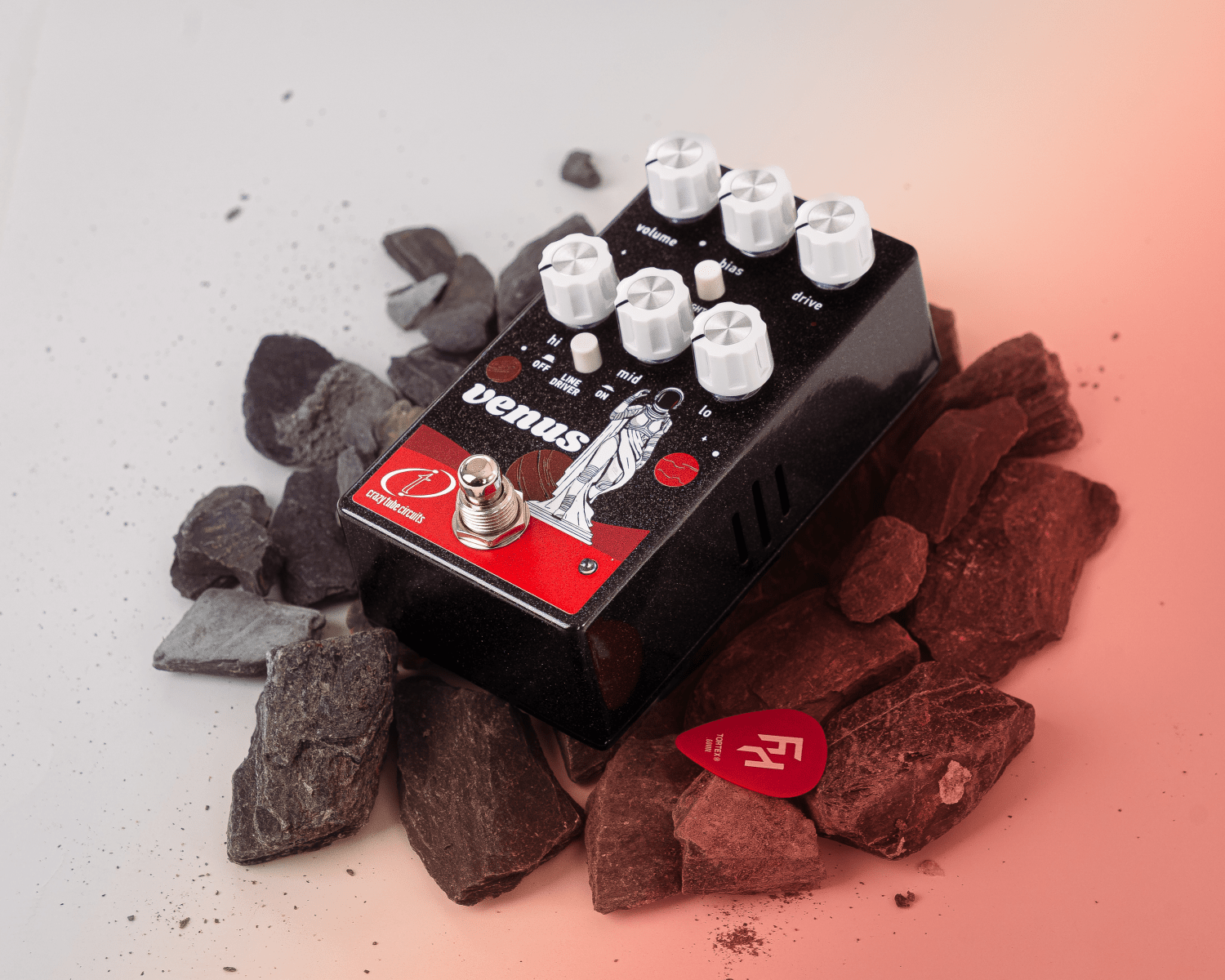 Crazy Tube Circuits Venus Overdrive Effects Pedal, Firehouse